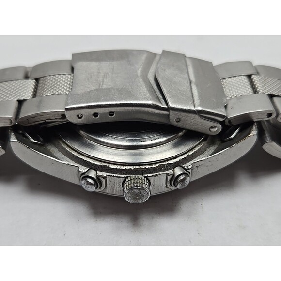 Vintage Timex Expedition Ana Digi Blue Dial Watch Indiglo 50M Alarm New Battery - Picture 12 of 14